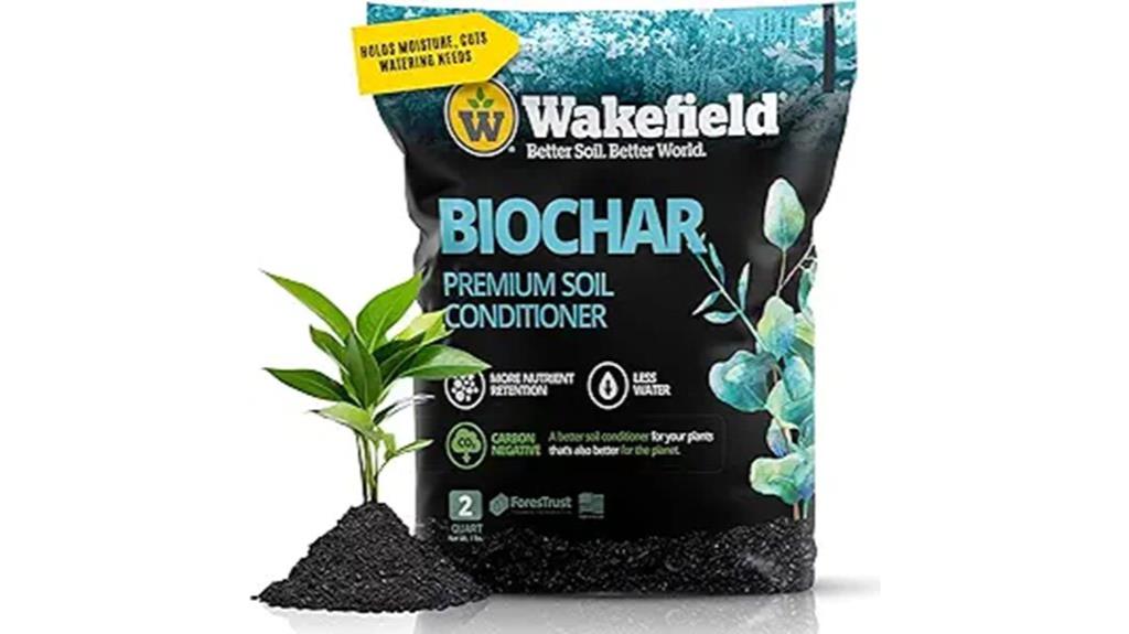 premium organic biochar soil