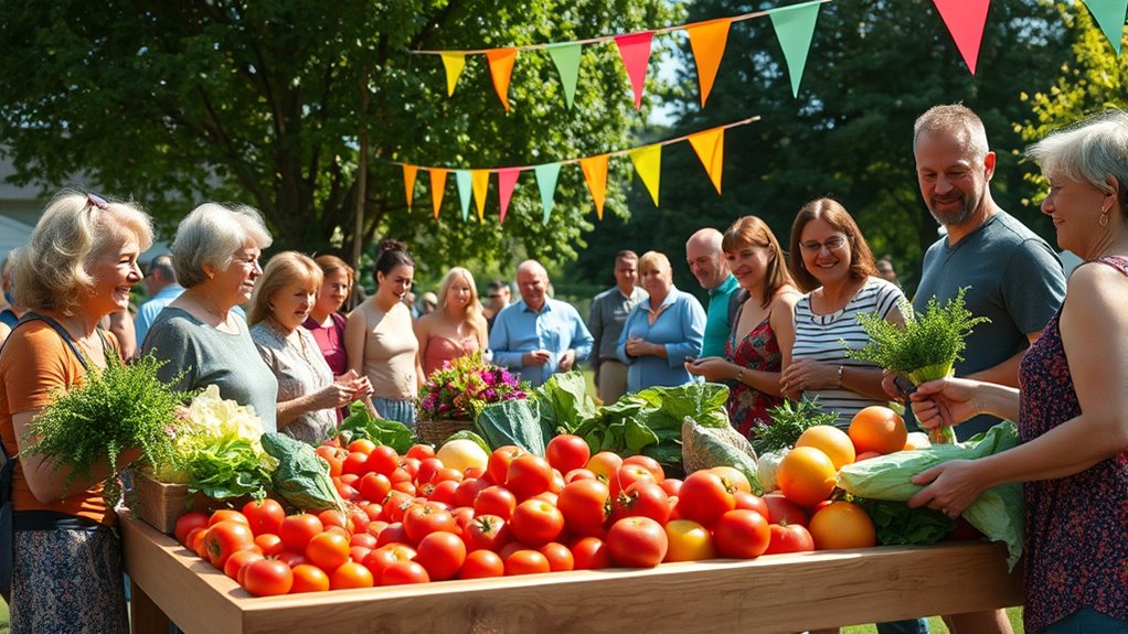 promote community produce exchange