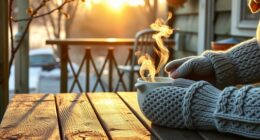quiet morning tea routine