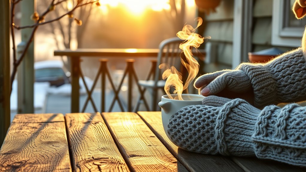 quiet morning tea routine