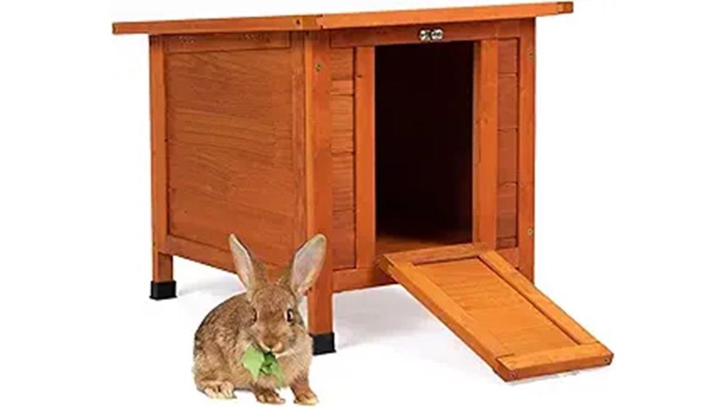 rabbit shelter with shelter