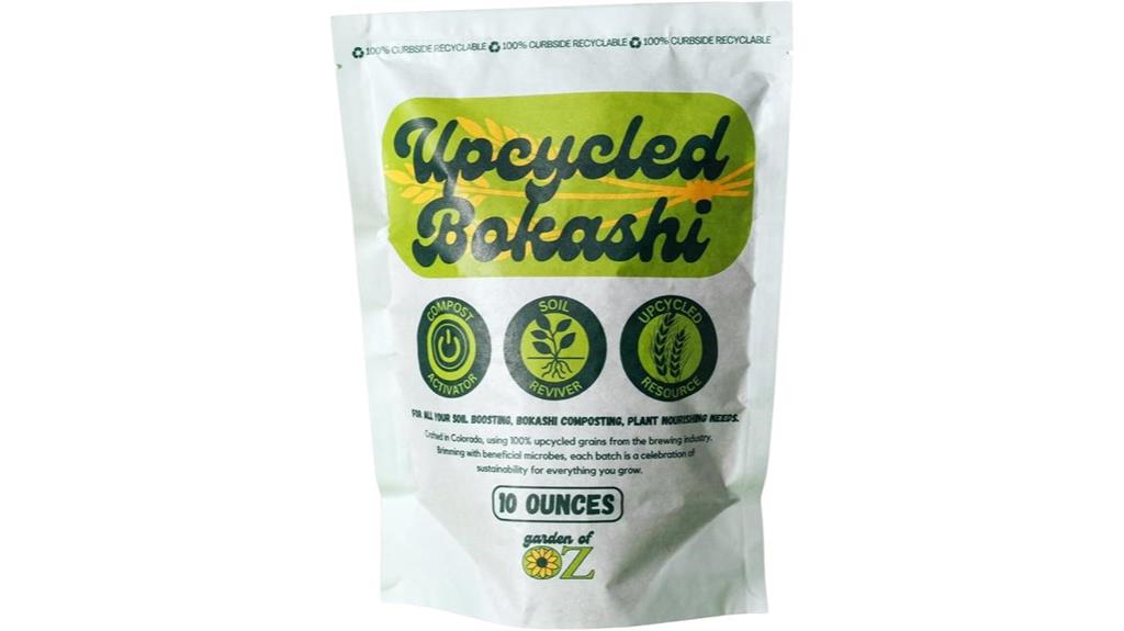 recycled bokashi compost starter