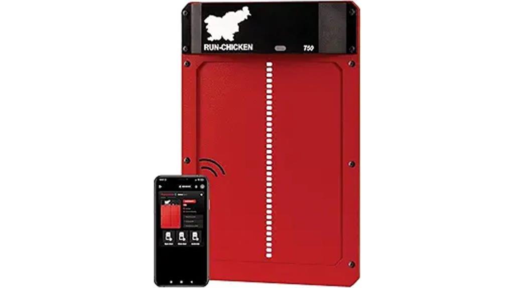 red chicken door t50