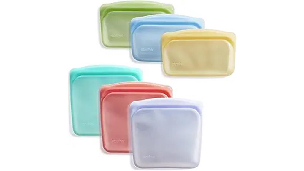 reusable silicone storage bags