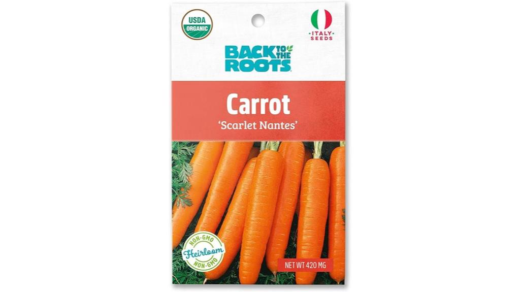 scarlet nantes carrot seeds