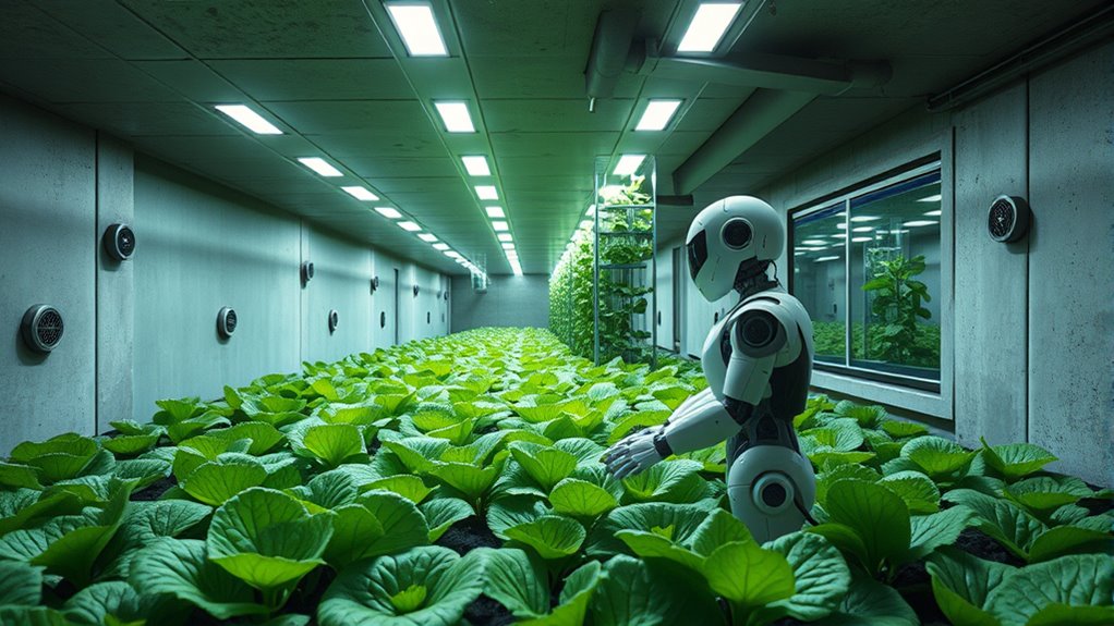 secret subterranean agriculture facilities