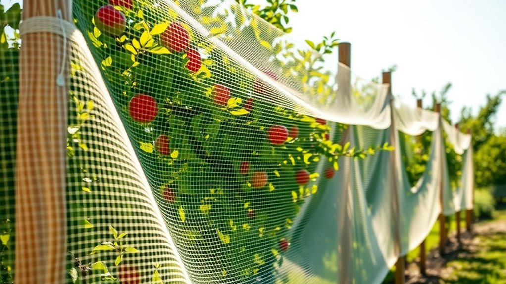 secure tensioned maintained netting