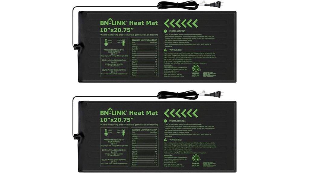 seedling heat mat pack