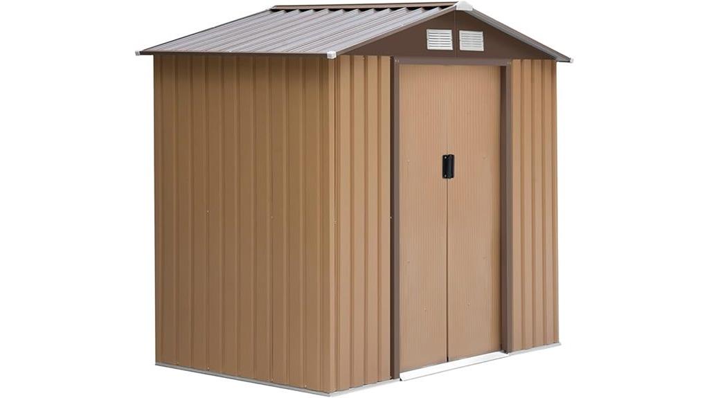 seven by four outdoor shed