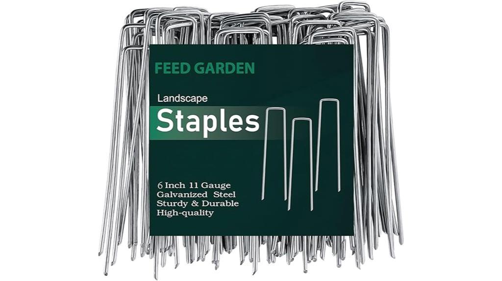 six inch galvanized staples