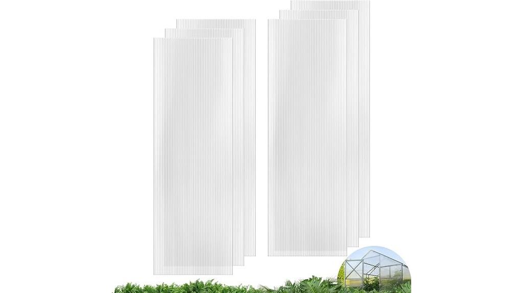 six pack polycarbonate panels