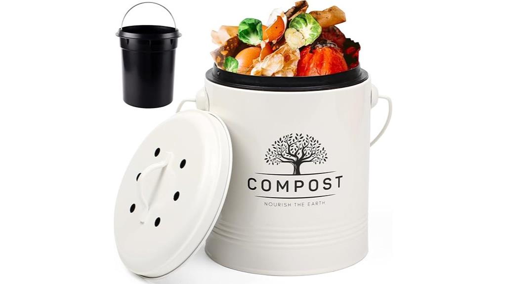small countertop compost container