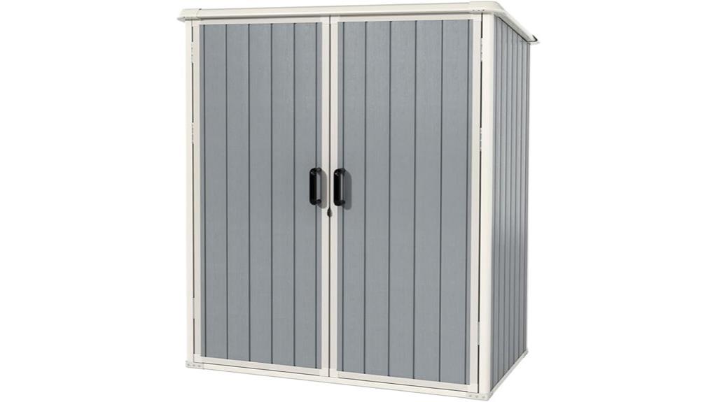 small resin garden shed