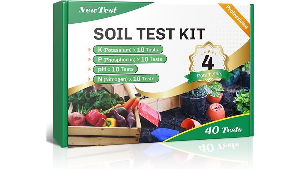 soil testing kit includes