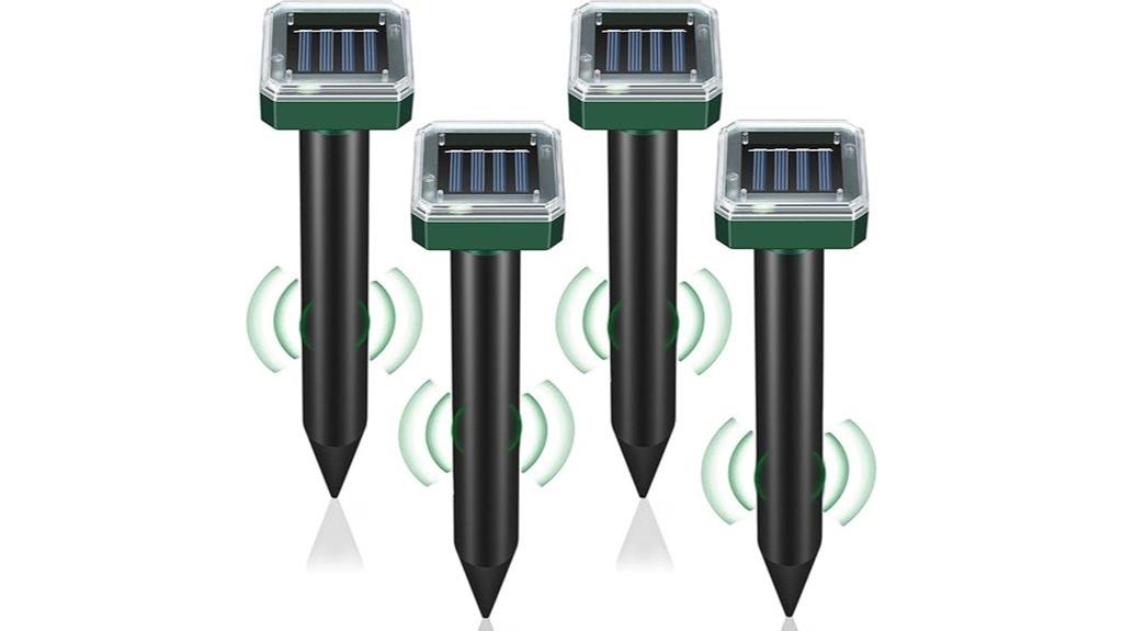 solar groundhog repellent pack