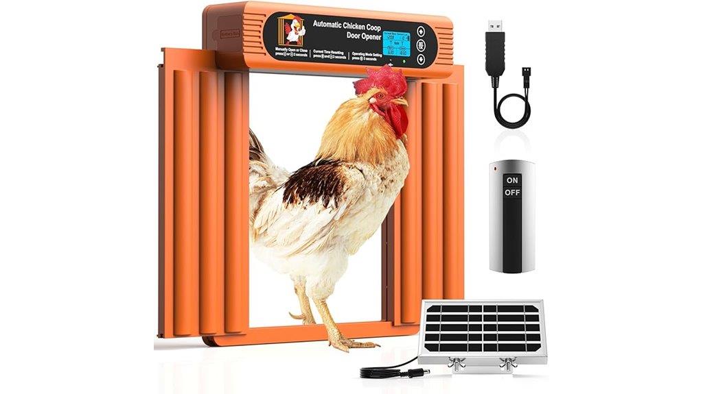 solar powered automatic coop
