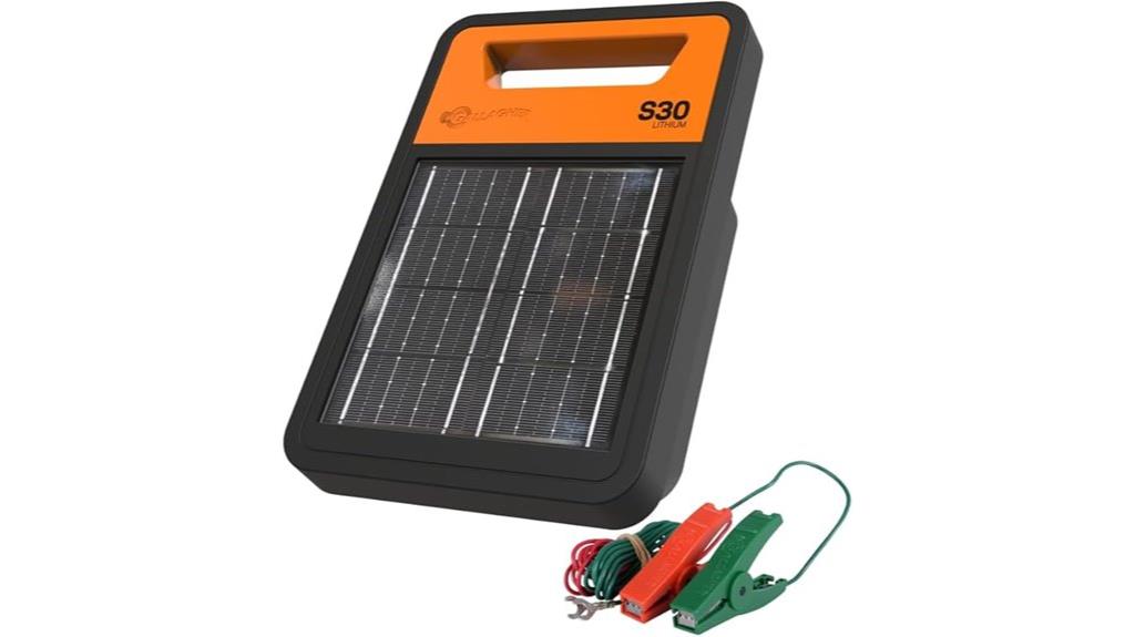 solar powered electric fence