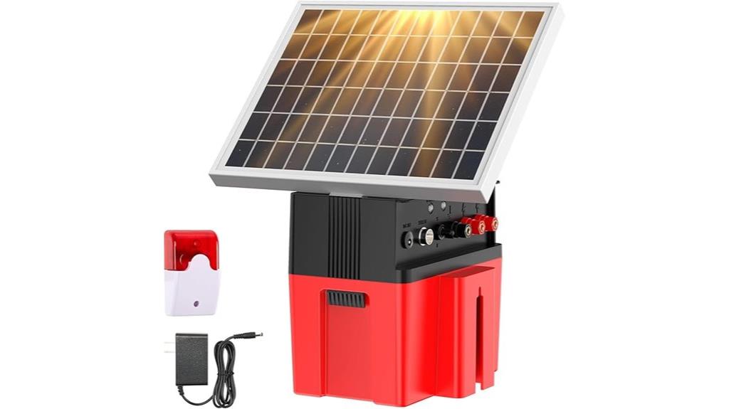 solar powered fence alarm