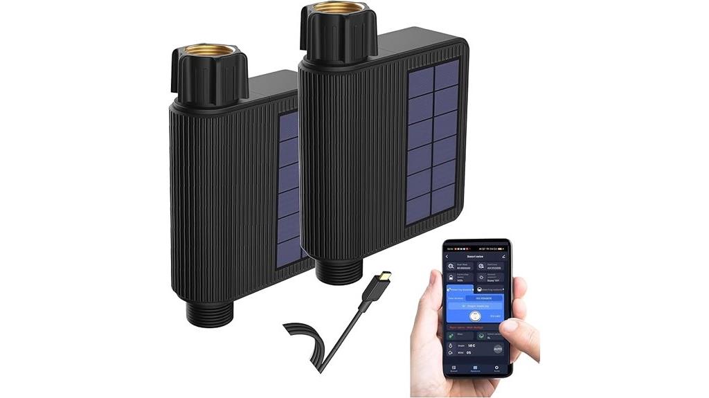 solar powered wifi sprinkler timer