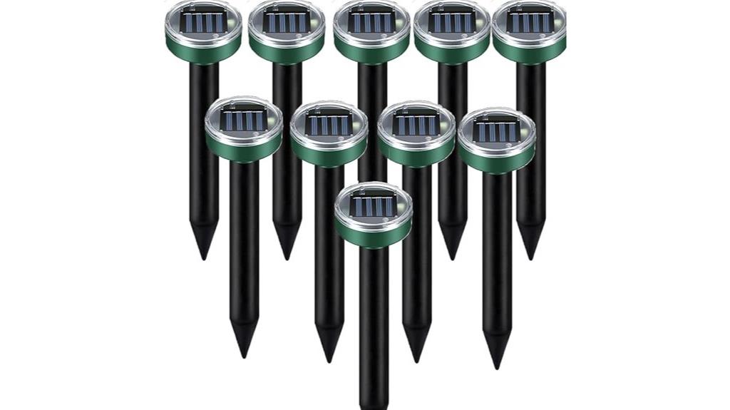solar ultrasonic mole repeller