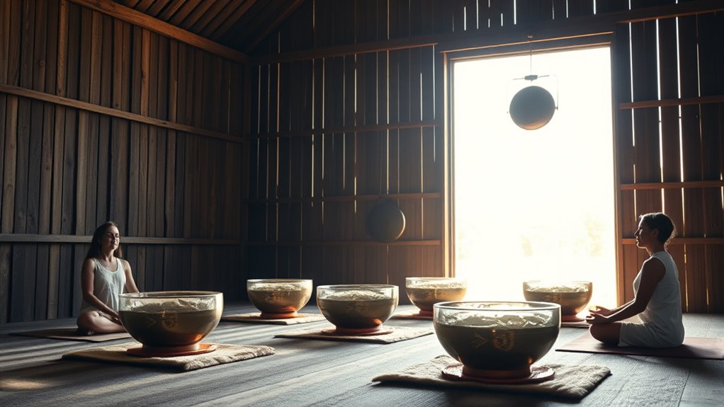 sound baths promote mindfulness and stress relief