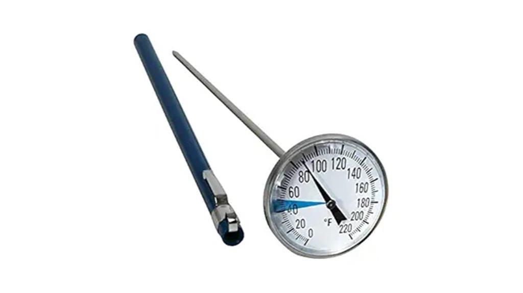 stainless soil thermometer