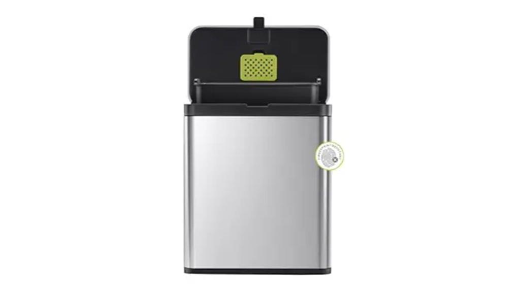 stainless steel compost bin