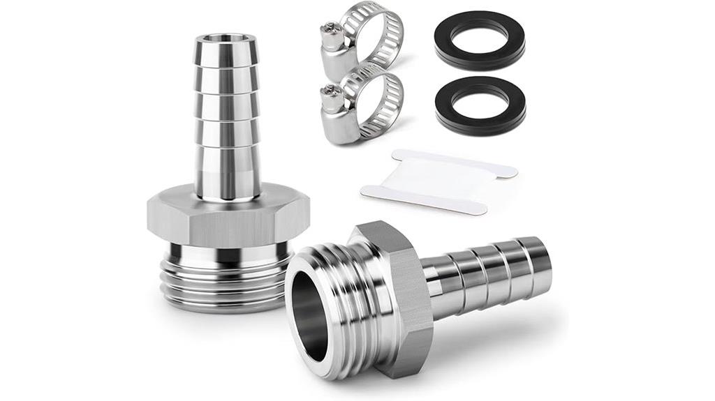 stainless steel hose connectors