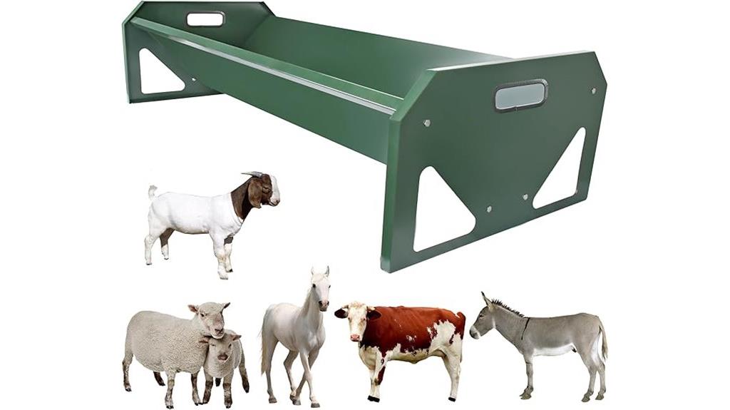 stainless steel livestock trough