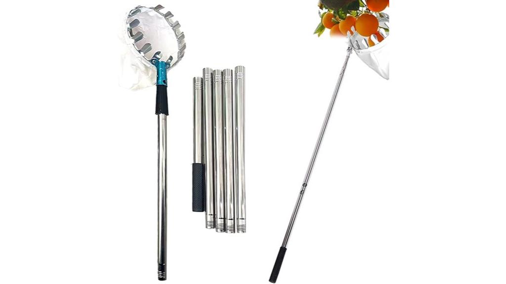 stainless steel telescopic fruit picker
