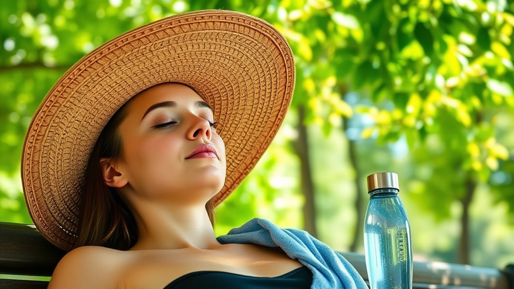 stay cool hydrate rest