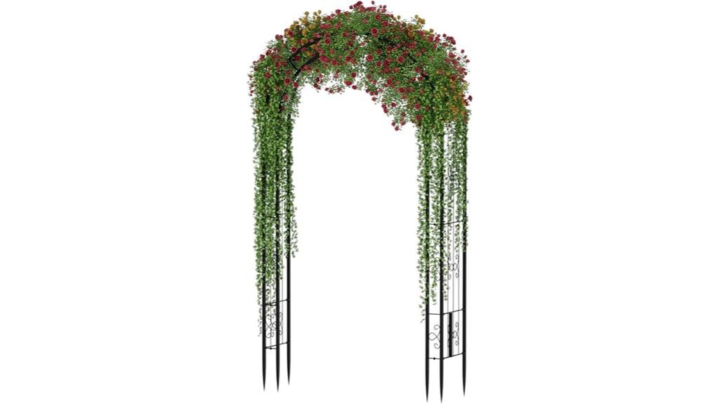 steel garden arch