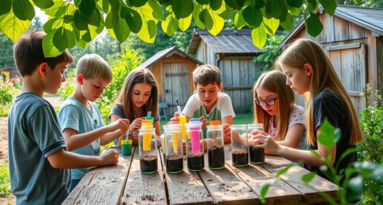 student led soil testing