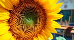 sunflower shape for math