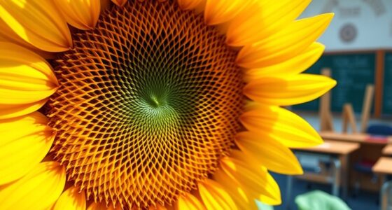 sunflower shape for math