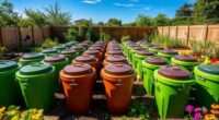 top dual chamber composters