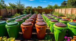 top dual chamber composters