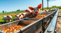 top durable pig feed troughs