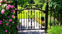 top garden fence gate kits