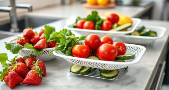 top mesh produce drying racks