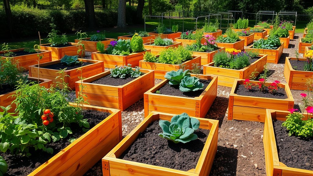 top wooden garden bed kits