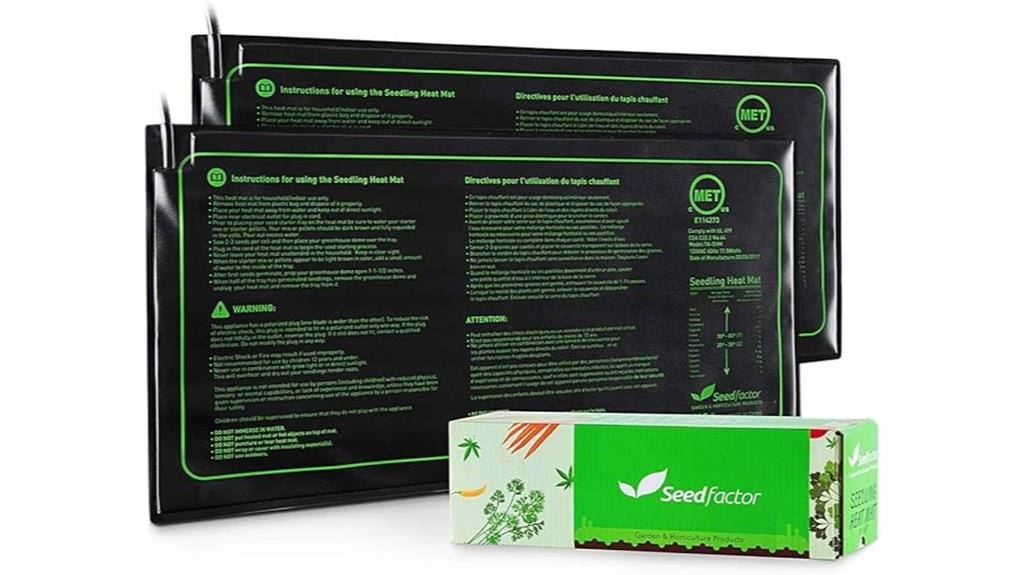 two pack seedling heating mats