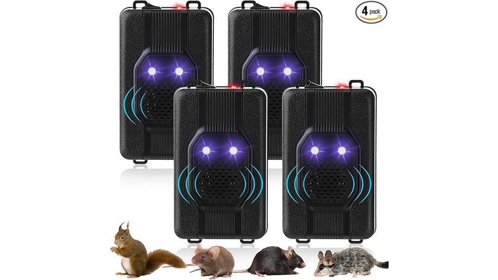 ultrasonic rodent repeller set