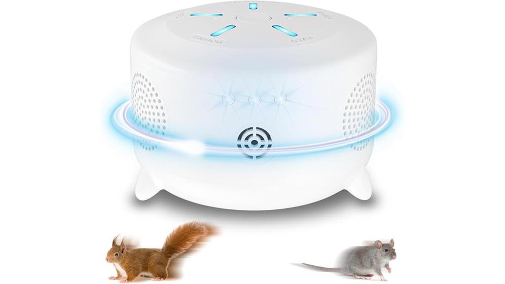 ultrasonic strobe mouse repellent