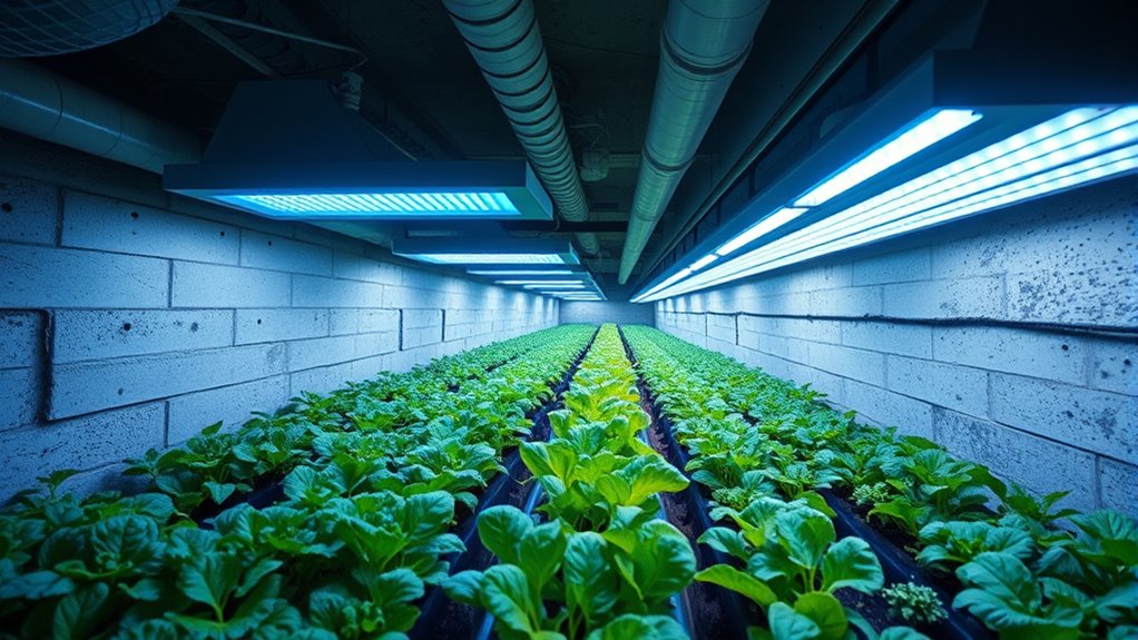 underground farms ensure secure food