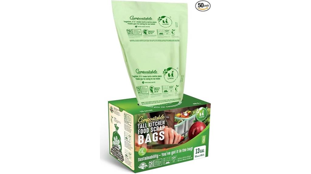 unni 13 gallon compostable bags