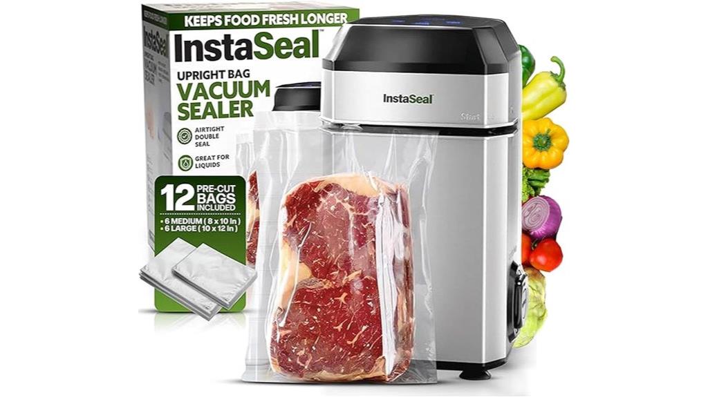 vacuum sealer with 12 bags