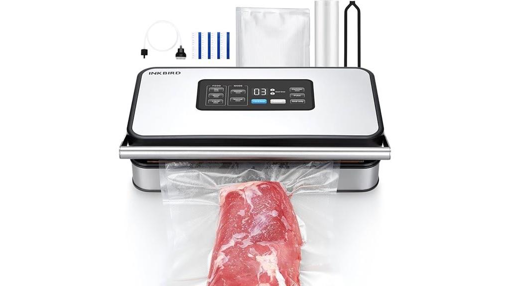 vacuum sealer with double pump