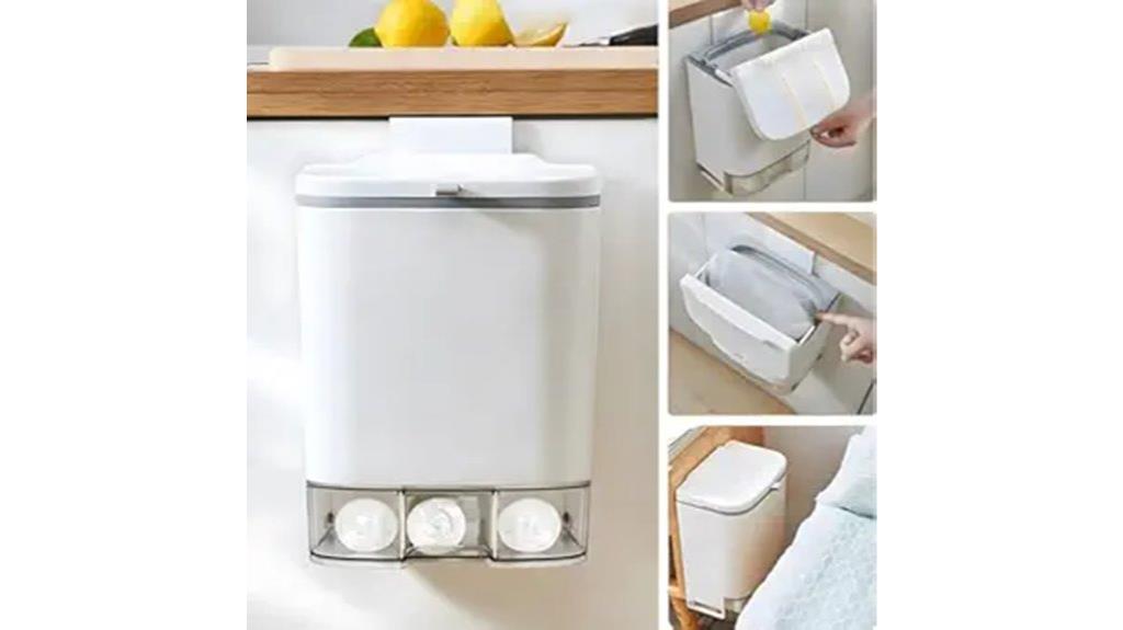 wall mounted compost bin