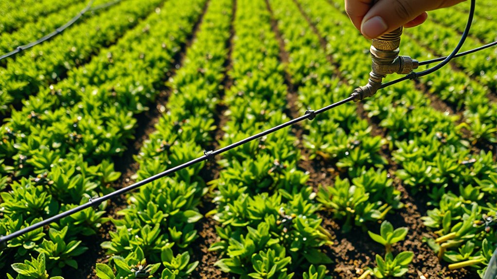 water application rate accuracy